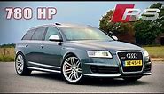 780HP AUDI RS6 C6 V10 BiTurbo *356km/h* REVIEW on AUTOBAHN [NO SPEED LIMIT]