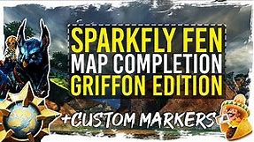 Guild Wars 2 - Sparkfly Fen Map Completion with Custom Markers