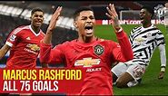 Marcus Rashford reaches 75 goals for Manchester United | Every Goal