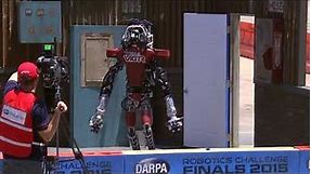 Humanoid Robots in Action - DARPA Robotics Challenge