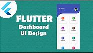 Dashboard UI Design with Flutter | Flutter UI Design | Speed Code