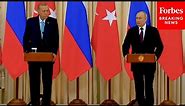 Putin And Erdogan Discuss Grain Deal, Ukraine At Meeting In Sochi, Russia