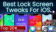 Top 20+ Best Lock Screen Tweaks For iOS | Best Cydia & Sileo Tweaks & Sources | Cool iOS 15 Tweaks