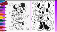 Disney's MINNIE MOUSE Coloring Page - Cute Minnie Mouse Coloring Book Pages - Disney Coloring Page