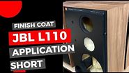 How to Apply Finish Coating on Restored Vintage JBL Speaker Cabinets