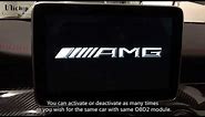 How to activate Mercedes AMG screen logo and engine power meters