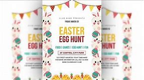 Easter Egg Hunt Flyer Template V1