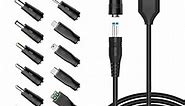 Powseed 5V Universal DC Power Cable, USB to DC Charging Cord with 13pcs Adapter Plugs for Webcam Router, Power Bank, Toy, Recorder, Bluetooth Speaker, Scanner, DVR, Hard Disk Box, USB-HUB etc.