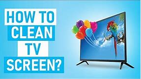 How to CLEAN LED TV SCREEN | Without streaks
