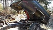 Homemade 2 ton Dump Trailer from a 1978 Chevy C20!