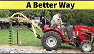 How To Use A Tractor Post Hole Digger! PRO TIPS
