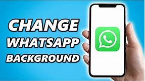 How to Change Background in Whatsapp iPhone!