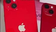 Product RED iPhone 14 VS iPhone 13!