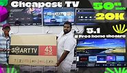 52”inches Led Tv Only Rs 19,997-/ யாராலும் தர முடியாது | Free home theatre 5.1 Cheapest Tv Market
