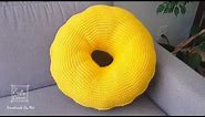 How to Crochet a Big Giant Donut Cushion / Donut Pillow