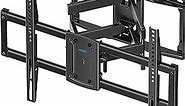 Full Motion TV Wall Mount Bracket for Most 37-86 inch TVs, Swivel Tilt Extension Level TV Mount, Max VESA 600x400mm, Holds up to 132lbs & 16" Wood Studs with Hole Drilling Template by USX STAR