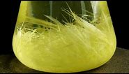 Growing Beautiful yellow Crystals of Sulfur! Cool Chemical Experiment!