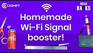 How to make Wifi signal booster at home? Wifi Signal kaise boost karein? | Cashify Hello Hacks E14