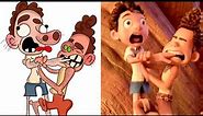 luca and alberto funny memes🔅 disney and pixar's luca drawing meme 🔅
