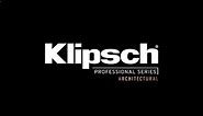 How To Install Klipsch Professional Series | Architectural