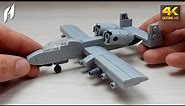 How to Build Fairchild Republic A-10 Thunderbolt II (MOC - 4K)