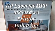 HP Laserjet M234sdwe Printer Unboxing to See What is Included in the Box