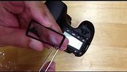 How to fix a LCD on Canon 60D repair