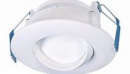 HALO RA 4 in. Adjustable CCT Canless IC Rated Dimmable Indoor, Outdoor Integrated LED Recessed Light Kit RA4069S1EWHDMR
