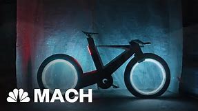 The Futuristic Cyclotron Bike Has Airless And Spokeless Wheels | Mach | NBC News