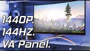 AOC AGON AG322QCX Review - The 32 Inch 144Hz 1440p Monitor!