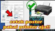 Cara Mencetak Poster Ukuran Besar dengan Printer dan Kertas A4