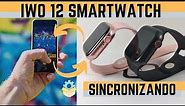 Smartwatch IWO 12 Configurando - Sincronizar Smartphone com IWO 12 Unboxing Review