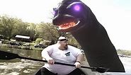 Fat Guy in Canoe gets Eaten by Loch Ness Monster.