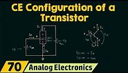 Common-Emitter Configuration of a Transistor