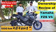Yamaha FZS V4 Ownership Review || after 1st service/1000kms || worth buying in 2024 ?