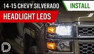 How to Install 2014-2015 Chevrolet Silverado Headlight LEDs | Diode Dynamics