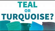 Top Teal & Turquoise Inks For Your Fountain Pen!