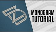 Tutorial | Monogram Logo Design Process - Illustrator CC