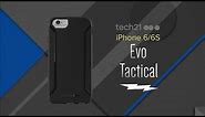 Tech21 Evo Tactical Black Case For iPhone 6/6s T215099 - Overview
