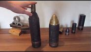 ww1 75mm French and British artillery shells (comparison)