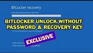 BitLocker Unlock Without Password and Recovery Key | How to Bypass BitLocker Without Recovery Key