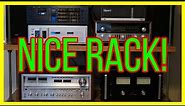 DIY Custom HiFi Rack Entertainment Center. Heavy Duty Cabinet For Vintage Audio & Stereo Equipment.