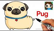 How to Draw a Pug Easy