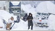 Japan is Freezing! Scary Snow Storm in Hokkaido and Niigata Prefecture