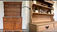 OLD HUTCH TO MODERN | FURNITURE MAKEOVER BEFORE AND AFTER