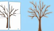 Large Tree Cut-Out Template