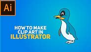 Clip Art Tutorial : How to make a clipart in Illustrator｜Illustrator live paint bucket tutorial