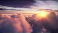 4K UHD Flying Above Clouds Live Wallpaper