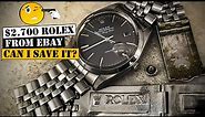 $2,700 Rolex from eBay - Restoration 1960s Broken Vintage Air King Date - Rolex 1535 Caliber