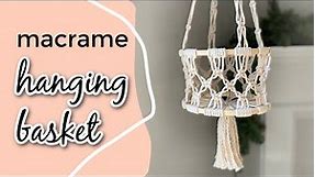 DIY Macrame Hanging Fruit Basket | Plant Hanger Tutorial